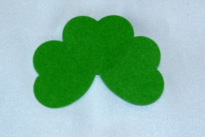 Rearrange hearts until desired shamrock design is achieved.