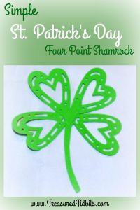 Fun 4 Point Shamrock to make at home in minutes