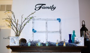 Updated Spring and Easter Mantel