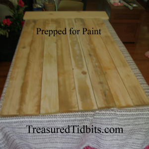 Prepped For Paint Picket Fence Shelf