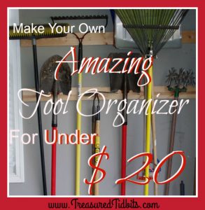 Make Your Own Amazing Yard Tool Organizer For Under $20