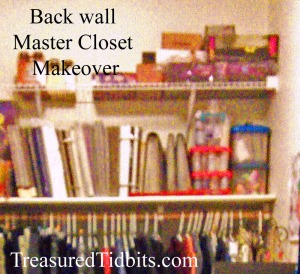 Back Wall Master Closet Makeover