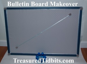 Bulletin Board Makeover After