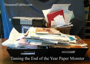 Taming The end of the year paper monster