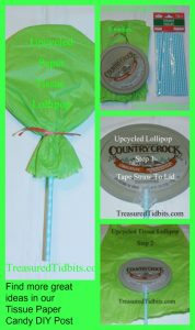 Tissue Paper Lollipop How-To