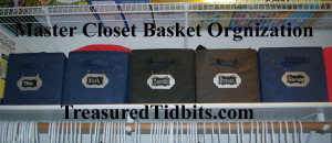 Master CLoset Organization Makeover Baskets 2