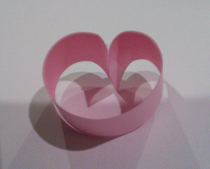 Step 2 Tape Easy Heart Project