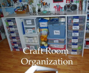 Craft Room Organization Under the Counter
