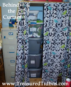 Craft Room Reveal Behind the Curtain