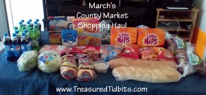 March's County Market Shopping Haul