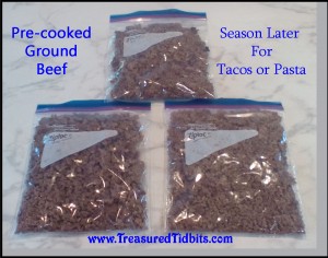 Precooked Ground Beef