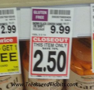 Kroger Closeout Tags