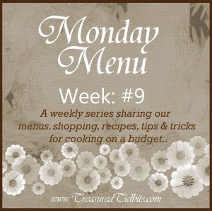 Menu Monday Week #9