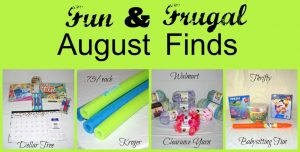 Fun & Frugal August Finds