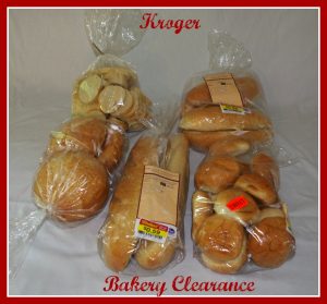 Kroger Bakery Clearance August Shopping Trip/Stocking Up