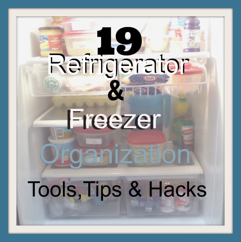 Organizing Refrigerator And Freezer Challenge: Step By Step