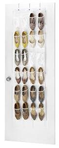 clear-over-the-door-organizer-for-the-bathroom storage outside-the-cabinets