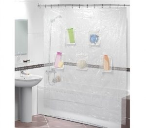 use-a-pocket-shower-curtain-to-maximize-bathroom storage