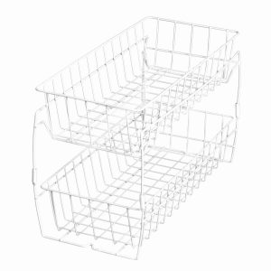 under-the-kitchen-sink-organization-2-tier-sliding-white-basket