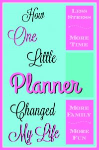 How One Little Planner Changed My Life